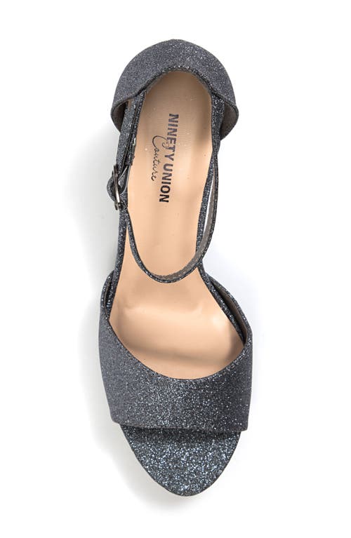 Ninety Union Jassy Block Heel Sandal In Pewter