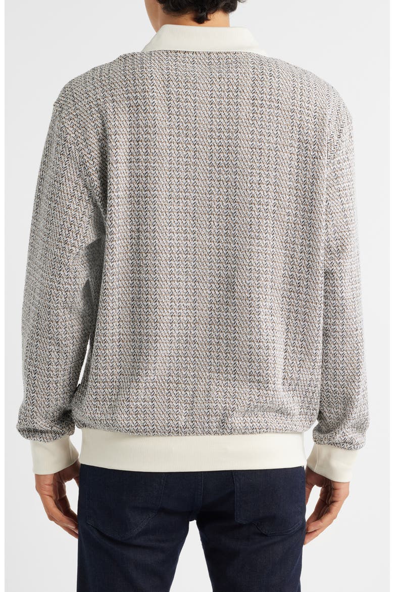 Sota Long Sleeve Polo Sweater, Alternate, color, OPEN WHITE