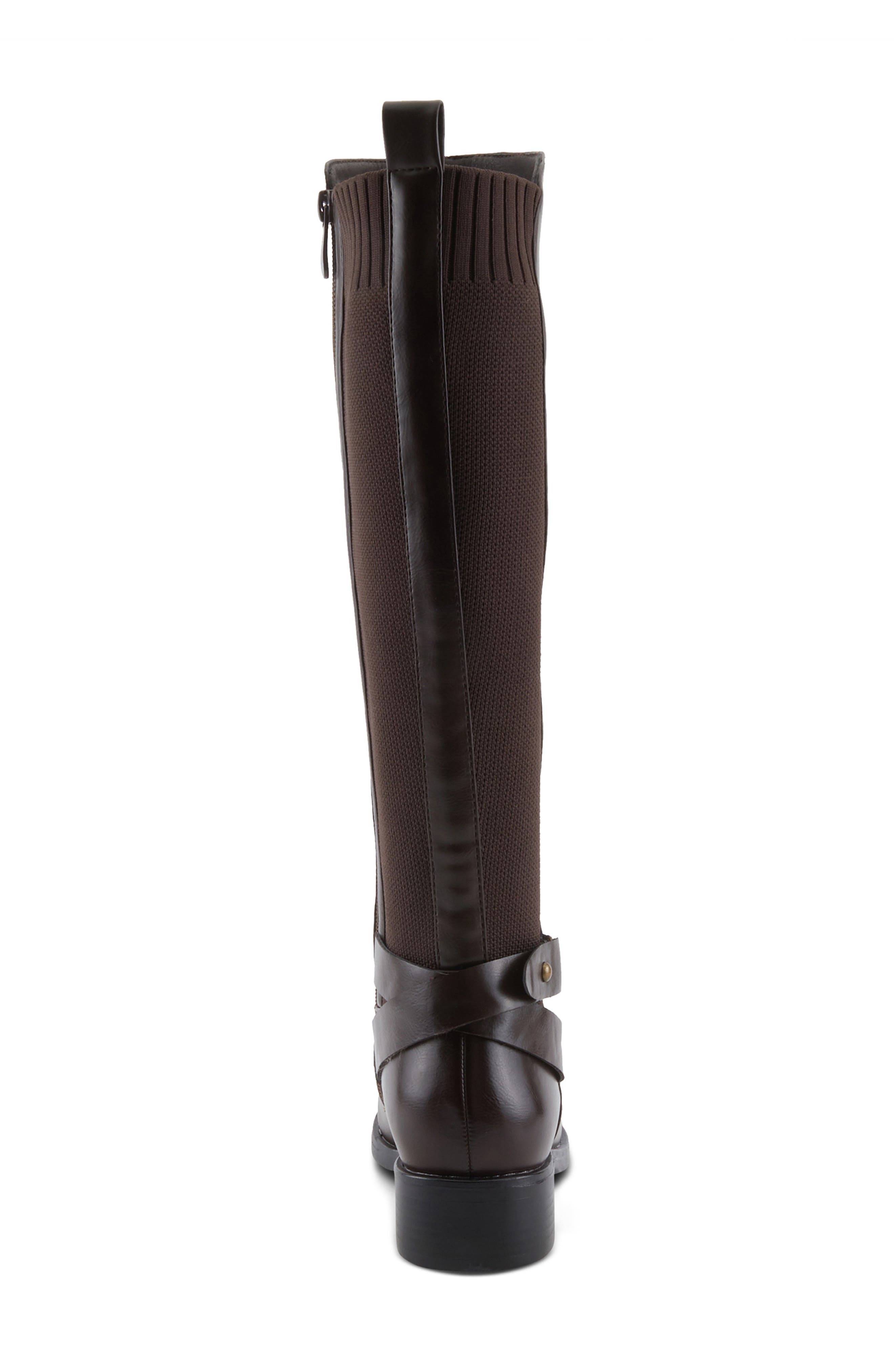 Papina Knee High Boot, Alternate, color, DARK BROWN