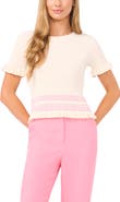 Ted Baker Elisa Rib Ruffle Trim Sweater
