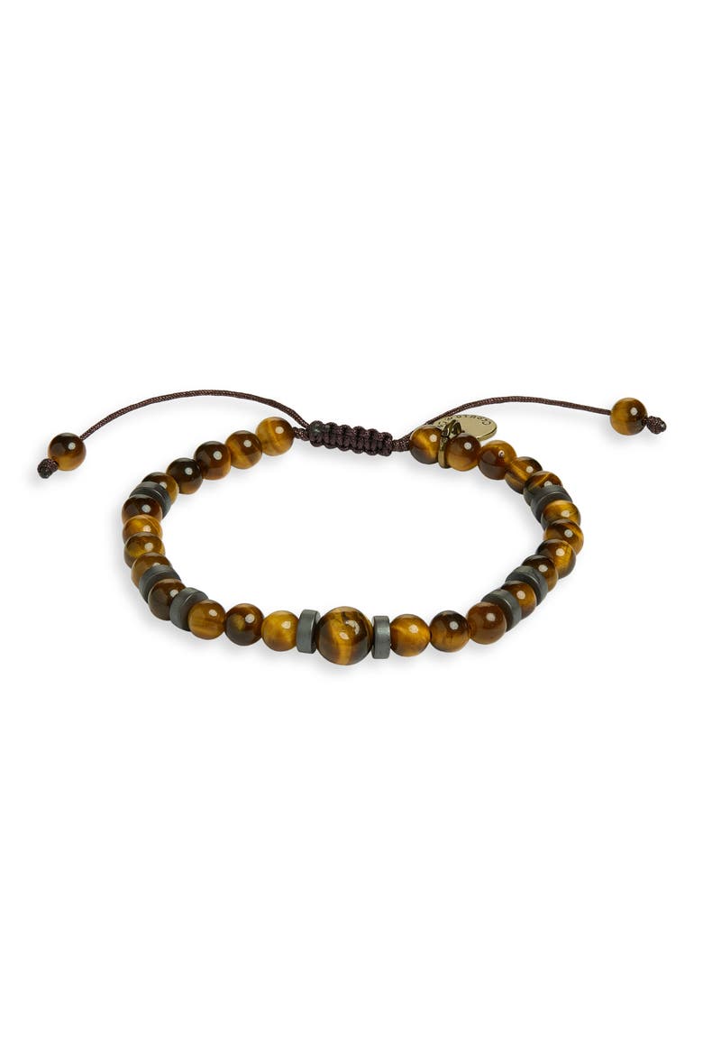 Origin Semiprecious Beaded Bracelet, Alternate, color, YELLOW TIGER EYE