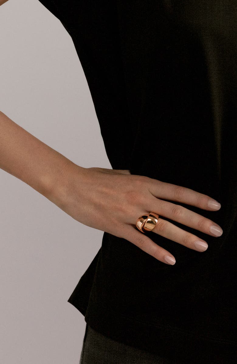 Vhernier Abbraccio Knot Ring, Alternate, color, 