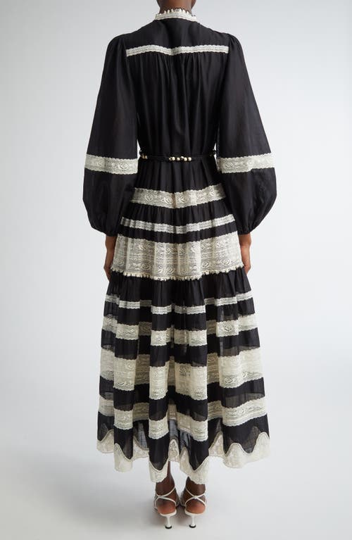 Zimmermann Rhiannon Billow Maxi Dress In Black