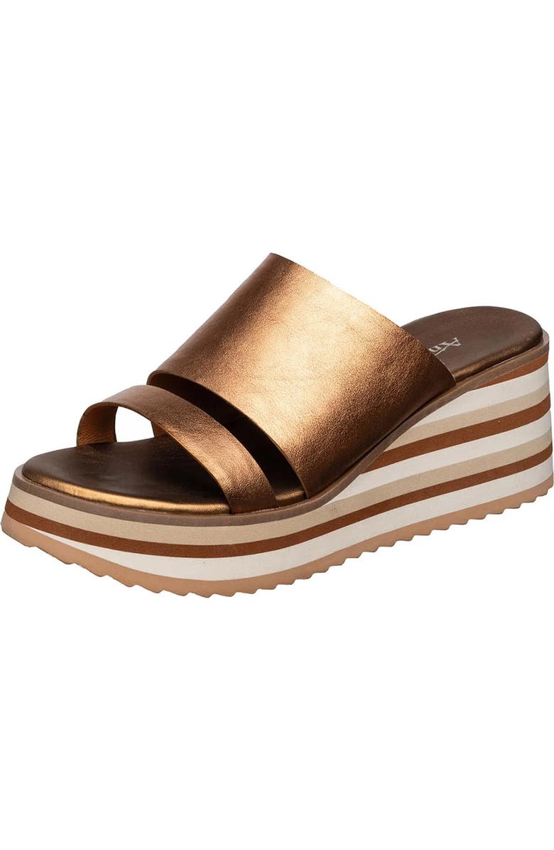 ANTELOPE Parisa Platform Wedge Sandal, Main, color, Bronze