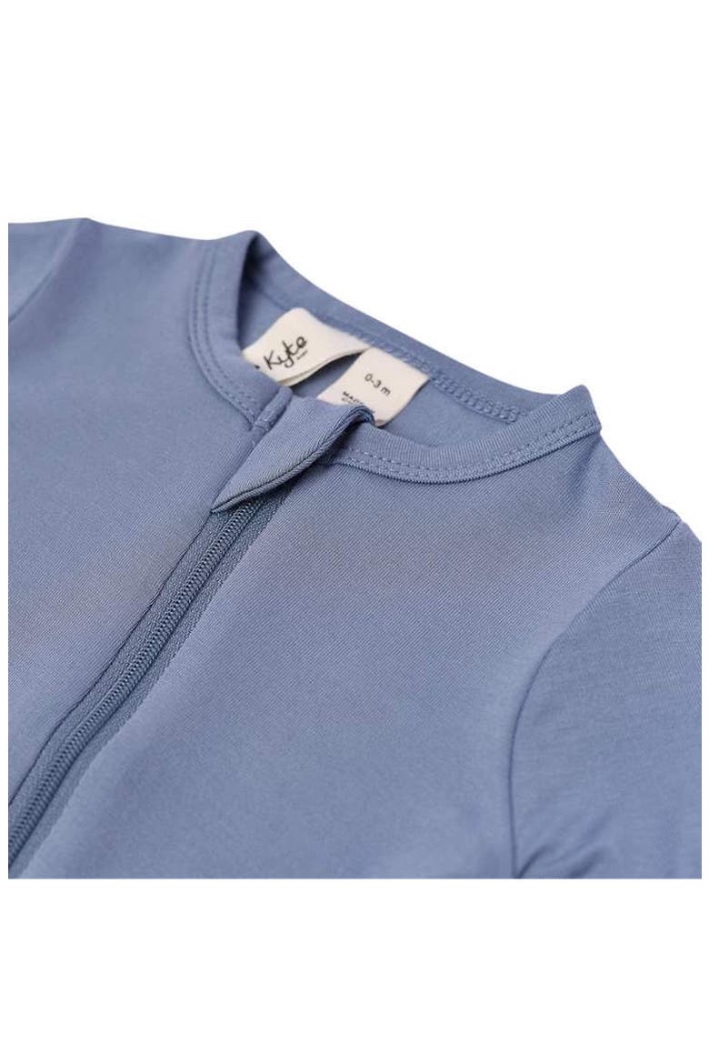 Zip-Up Footie, Alternate, color, SLATE