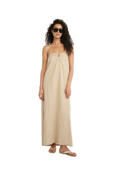 Resort Coastal U Wire Maxi Dress Cover-Up