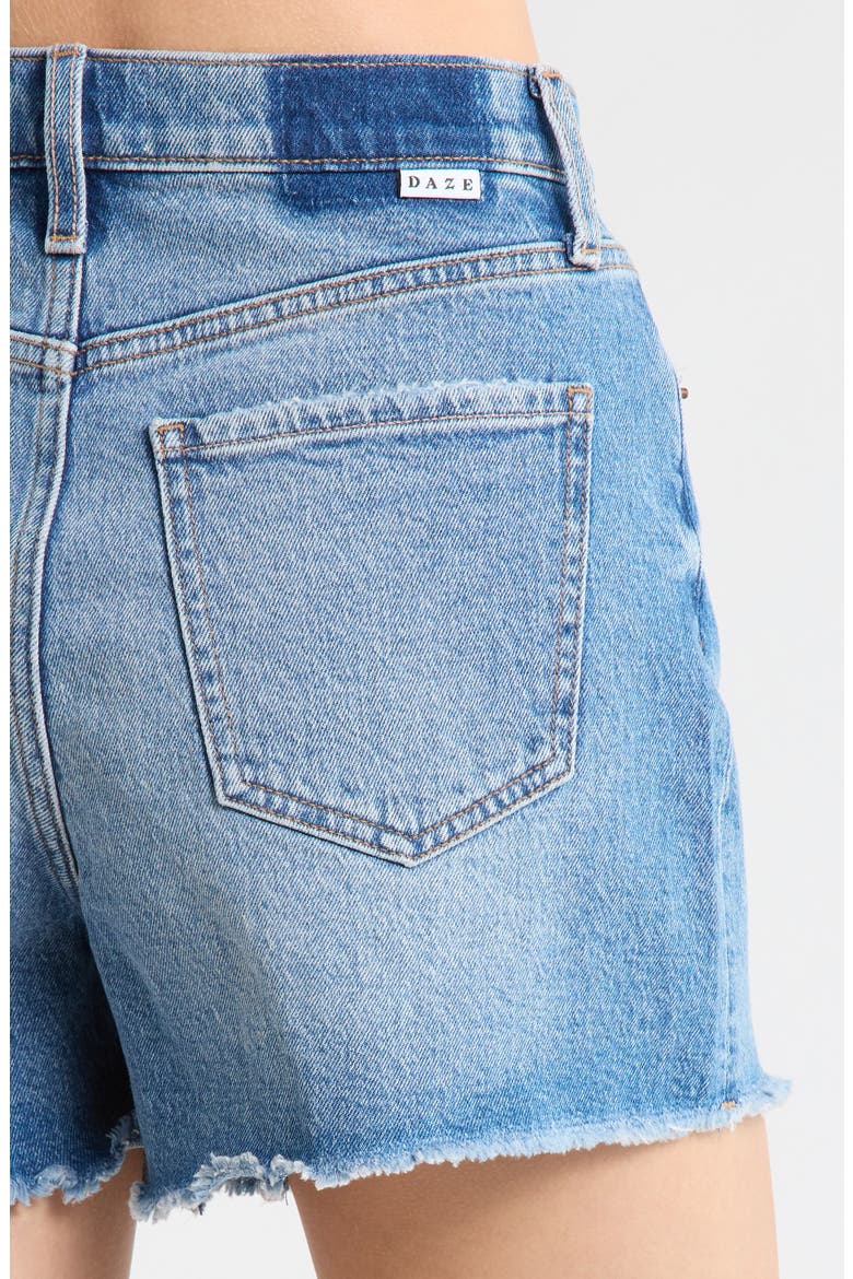 The Knockout High Waist Denim Shorts, Alternate, color, ALTER EGO