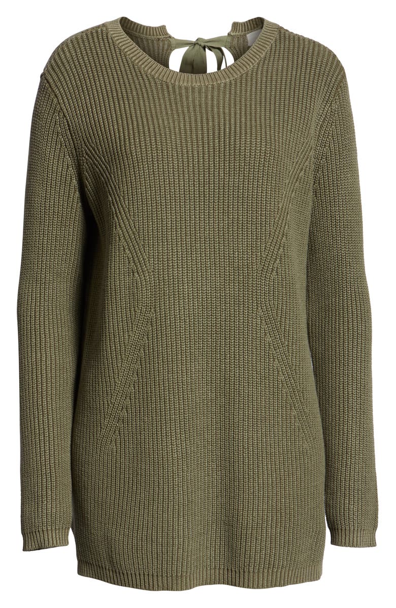 Caslon<sup>®</sup> Tie Back Tunic Sweater, Alternate, color, 