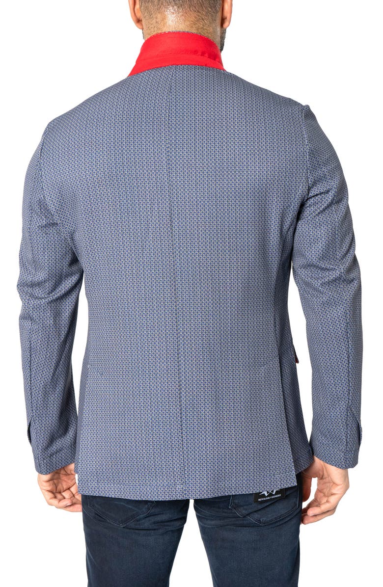 Maceoo Descartes Unconstructed Thatch Blue Blazer, Alternate, color, Blue