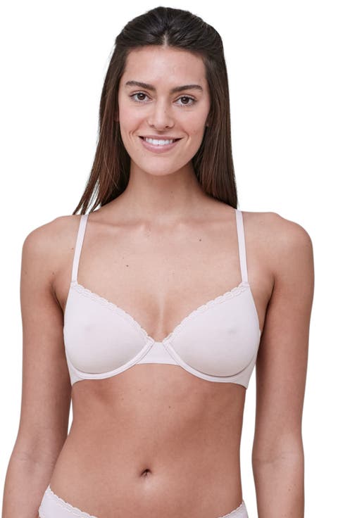 Adorned Cotton Underwire Bra