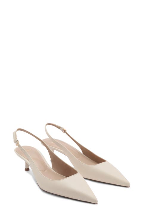 Pointed Kitten Heel Pump