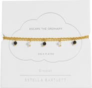 Estella Bartlett Crystal Double Strand Bracelet