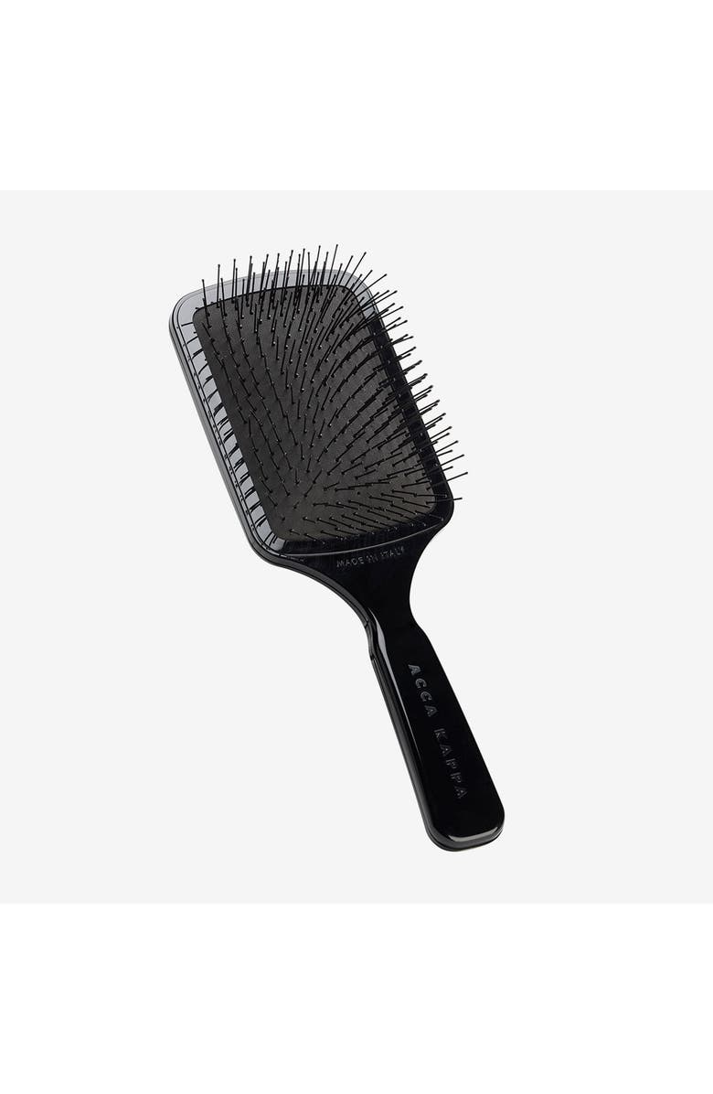 ACCA KAPPA Shower Paddle Brush - Soft Nylon Pins, Main, color, Black