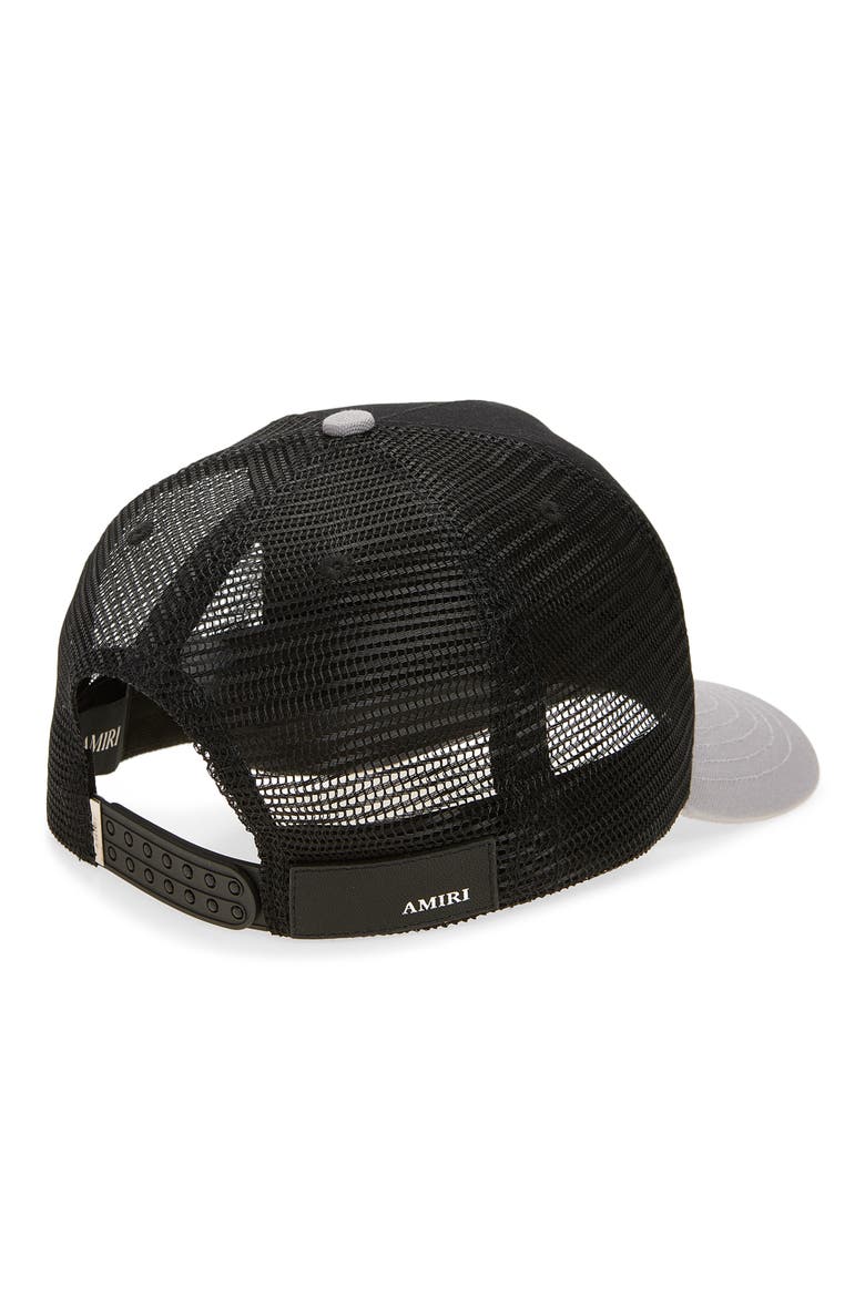 AMIRI MA Outline Embroidered Canvas Trucker Hat (Men) | Nordstrom