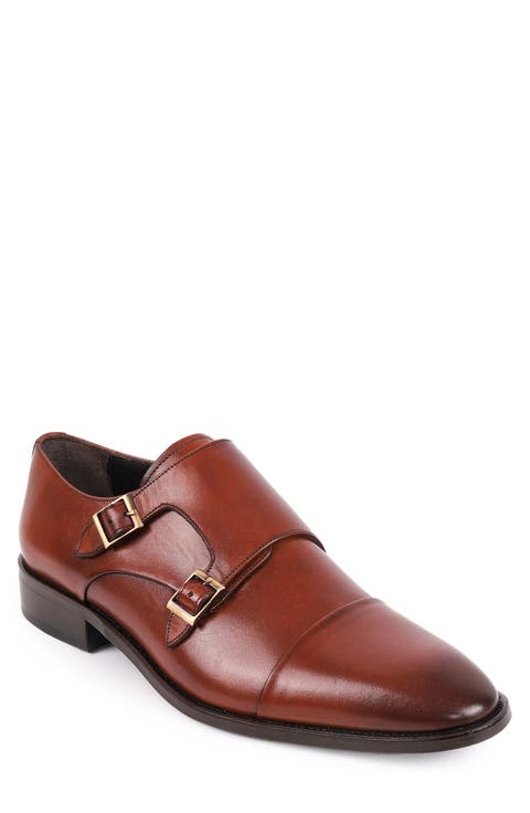Lefors Double Monk Strap Leather Loafer (Men)