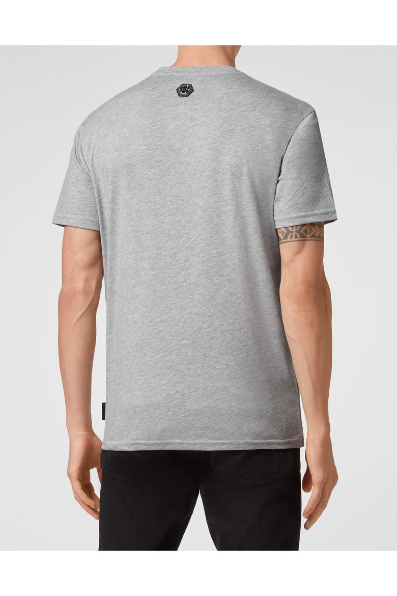 T-Shirt Round Neck Men, Alternate, color, grey