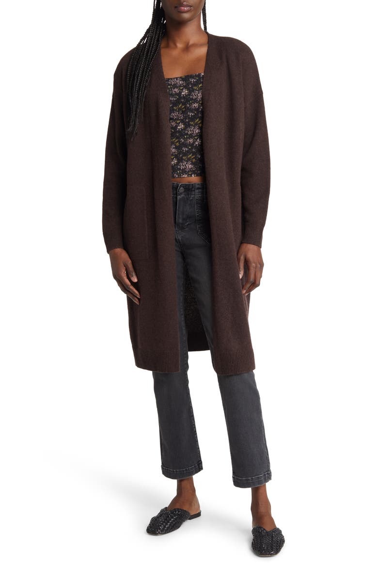 Madewell Wool Blend Duster Cardigan Sweater, Main, color, 