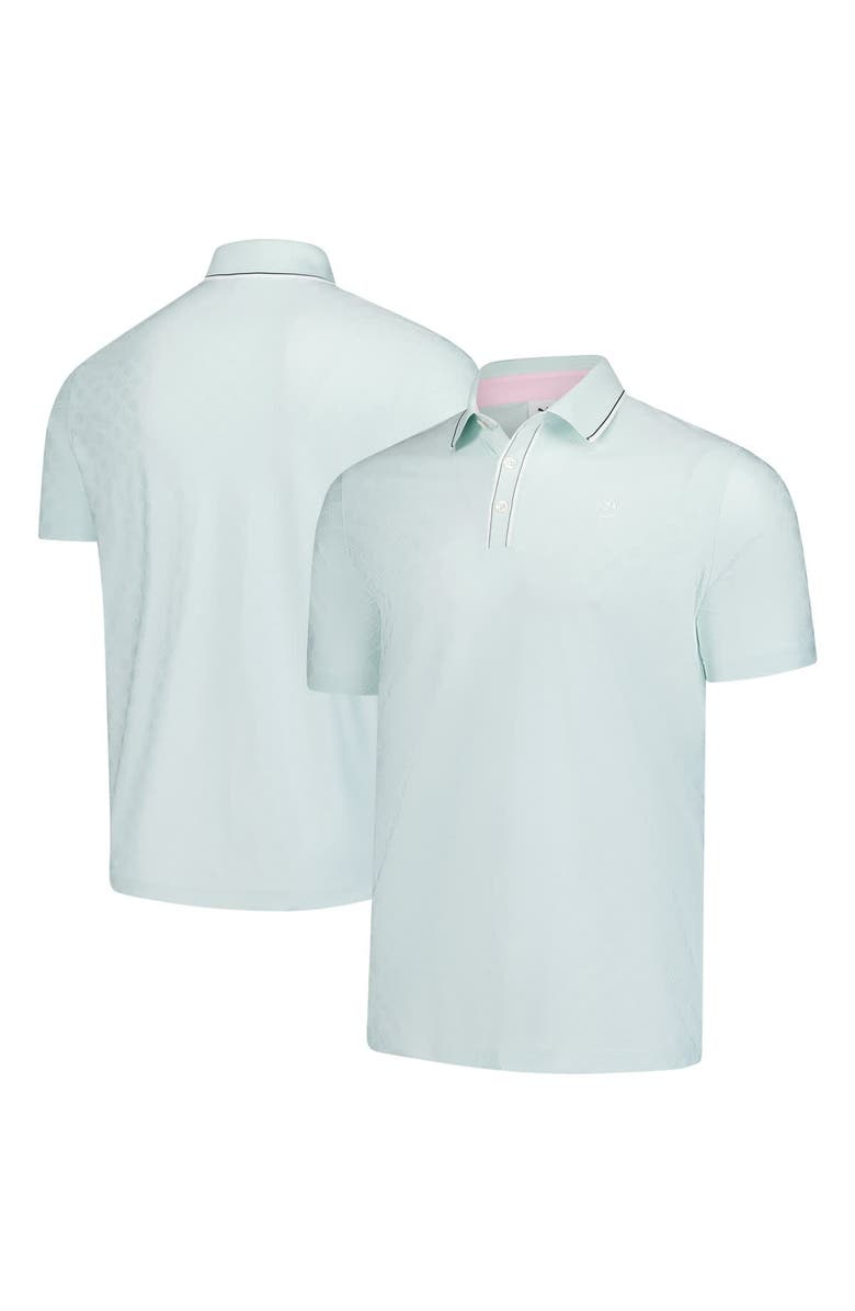 PUMA Men's Puma Mint Arnold Palmer Tipped Jacquard Polo, Alternate, color, Mint