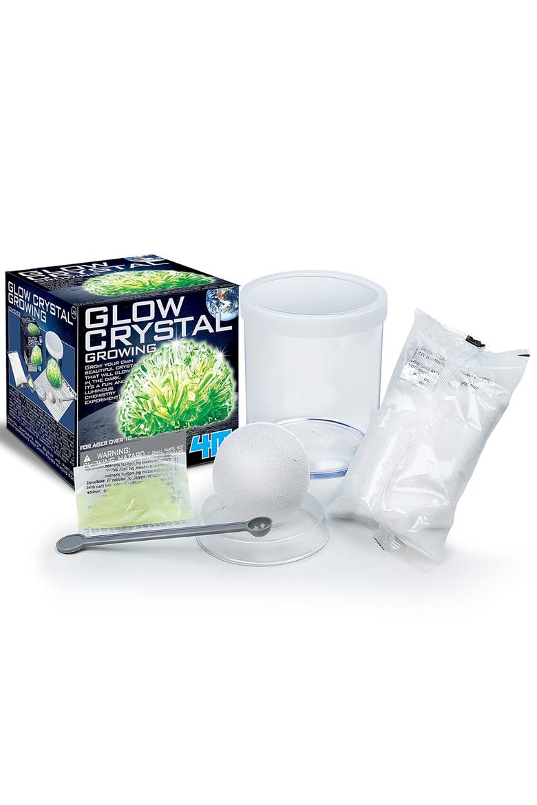 Glow Crystal Growing Kit, DIY Science, Geology Experiment, 10+, Alternate, color, Multicolored