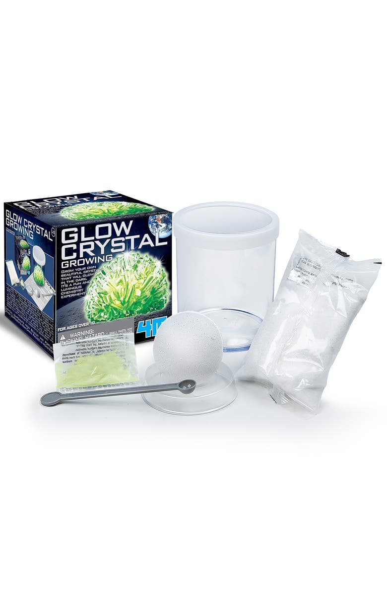4M Glow Crystal Growing Kit, DIY Science, Geology Experiment, 10+, Alternate, color, Multicolored