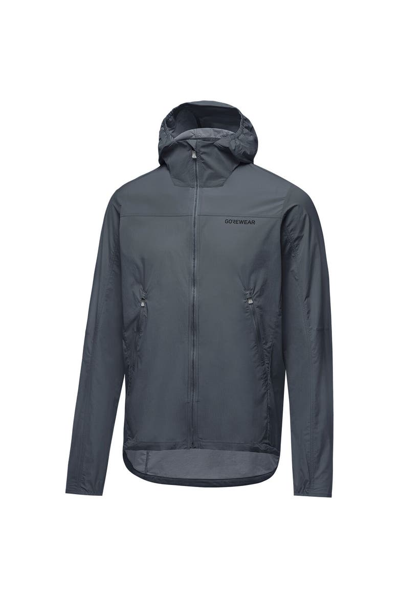 Fernflow Hooded Windbreaker - Men's, Alternate, color, Lab Graphite