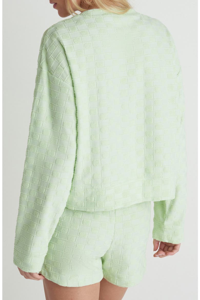 Venice Jacquard Terry Shorts, Alternate, color, SPRAY