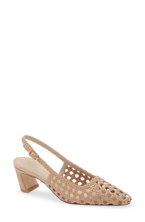 Stassi Woven Slingback Pump (Women)