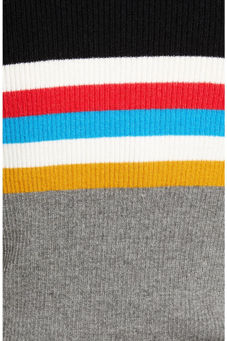 Stripe Sweater, Alternate, color, GREY