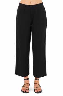 Positano Rib Ankle Wide Leg Pants