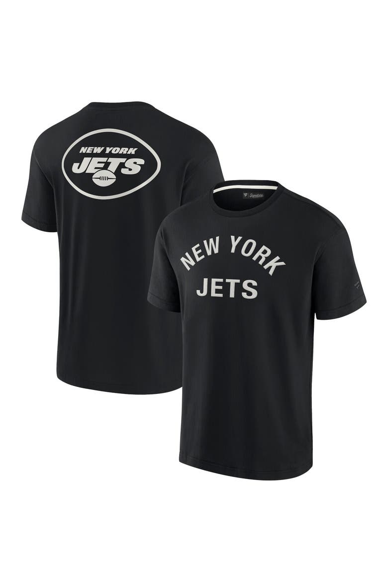 Unisex Fanatics Signature Black New York Jets Elements Super Soft Short Sleeve T-Shirt, Alternate, color, Black
