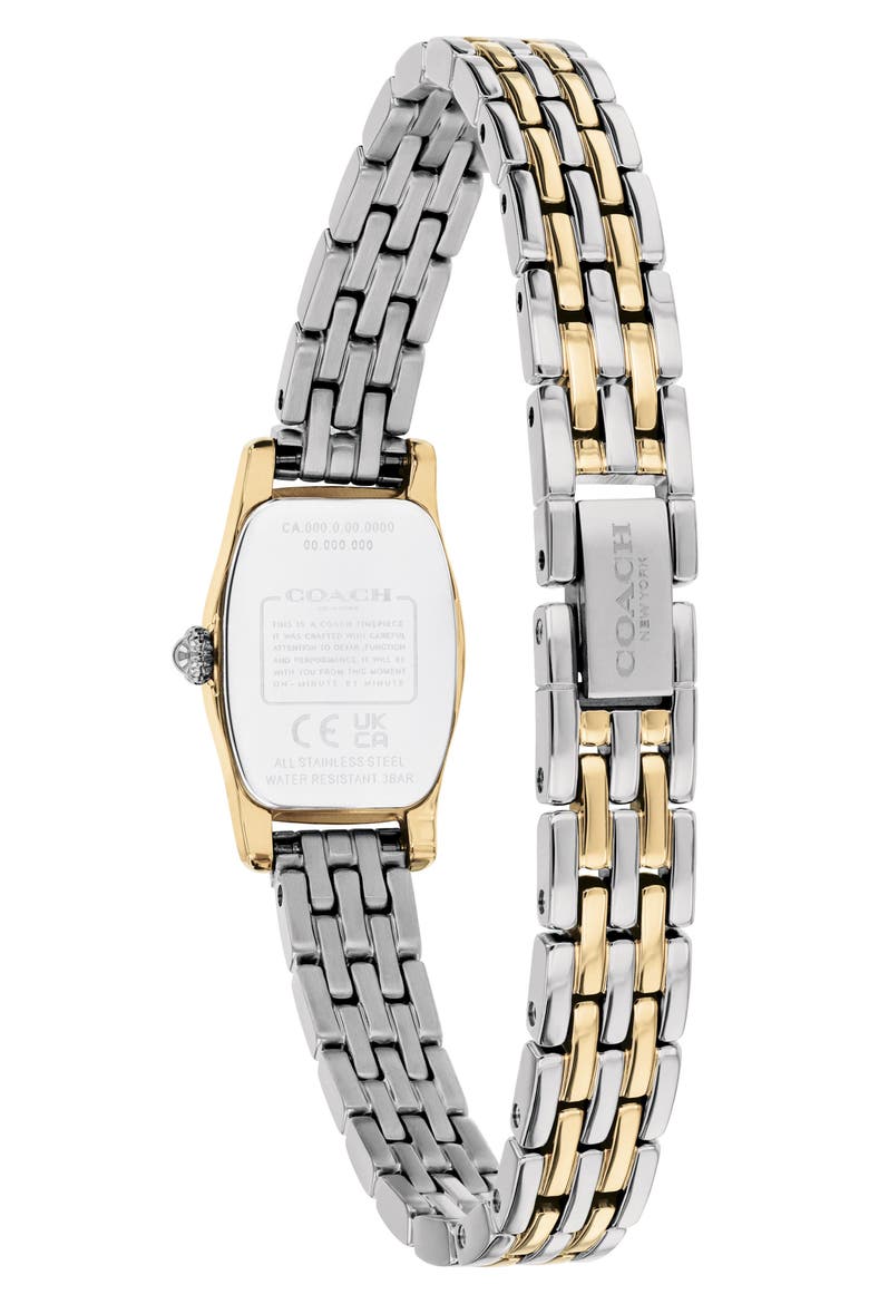 Greta Tonneau Bracelet Watch, 15.3mm x 30.5mm, Alternate, color, GOLD