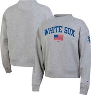 Champion Women's Champion Heather Gray Chicago White Sox Americana Triumph Fleece Tri-Blend Sweatshirt