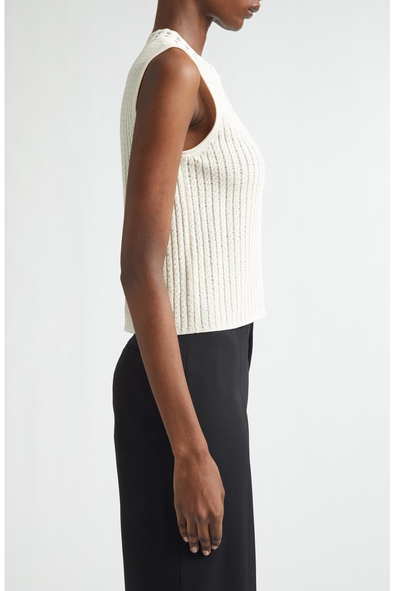 Cable Stitch Sweater Vest, Alternate, color, PLASTER