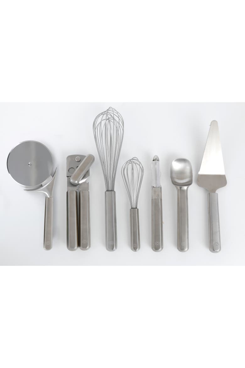 Prime 7 Piece Stainless Steel Kitchen Gadget Set, Main, color, Silver