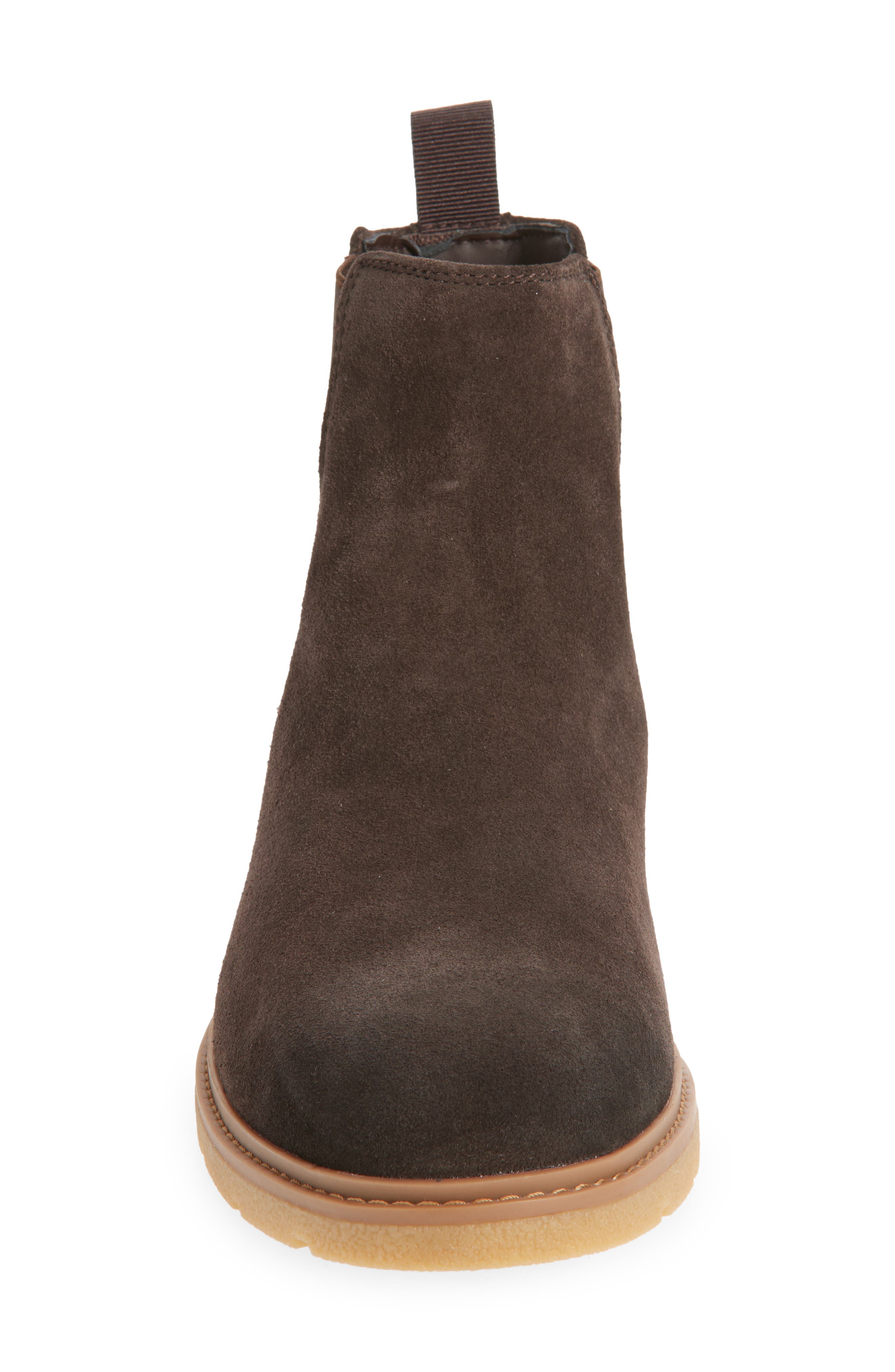 Nordstrom Lockhart Mini Lug Suede Chelsea Boot, Alternate, color, 