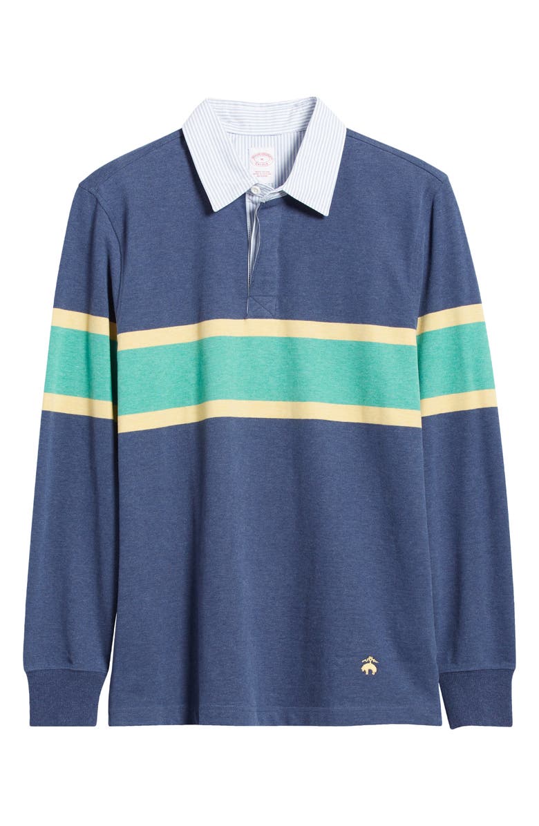 Brooks Brothers Long Sleeve Rugby Polo, Alternate, color,