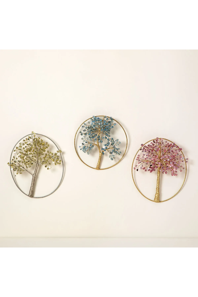 Birth Month Tree of Well-Being Art, Alternate, color, March - Tree of Mindfulness