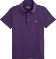 vineyard vines Kids' Bradley Stripe Stretch Polo