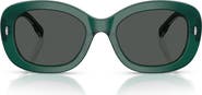Tory Burch 52mm Oval Sunglasses
