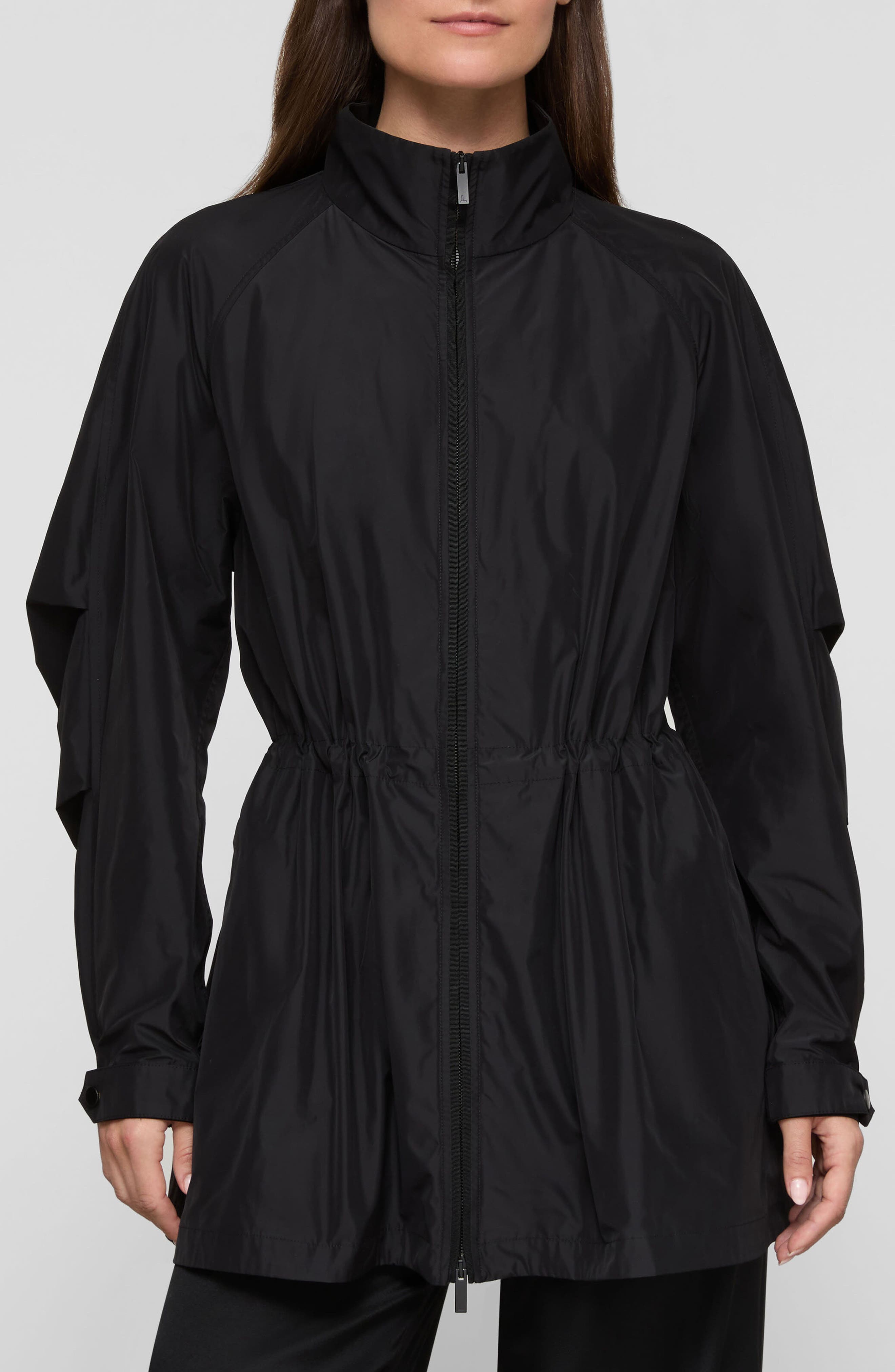 Oversize Drawstring Waist Jacket