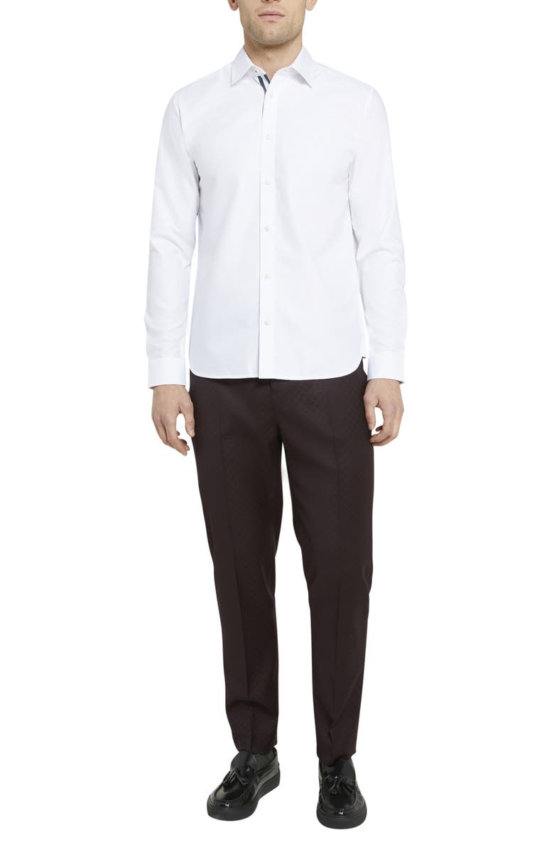 Ted Baker London Solurr Oxford Button-Up Shirt, Alternate, color,
