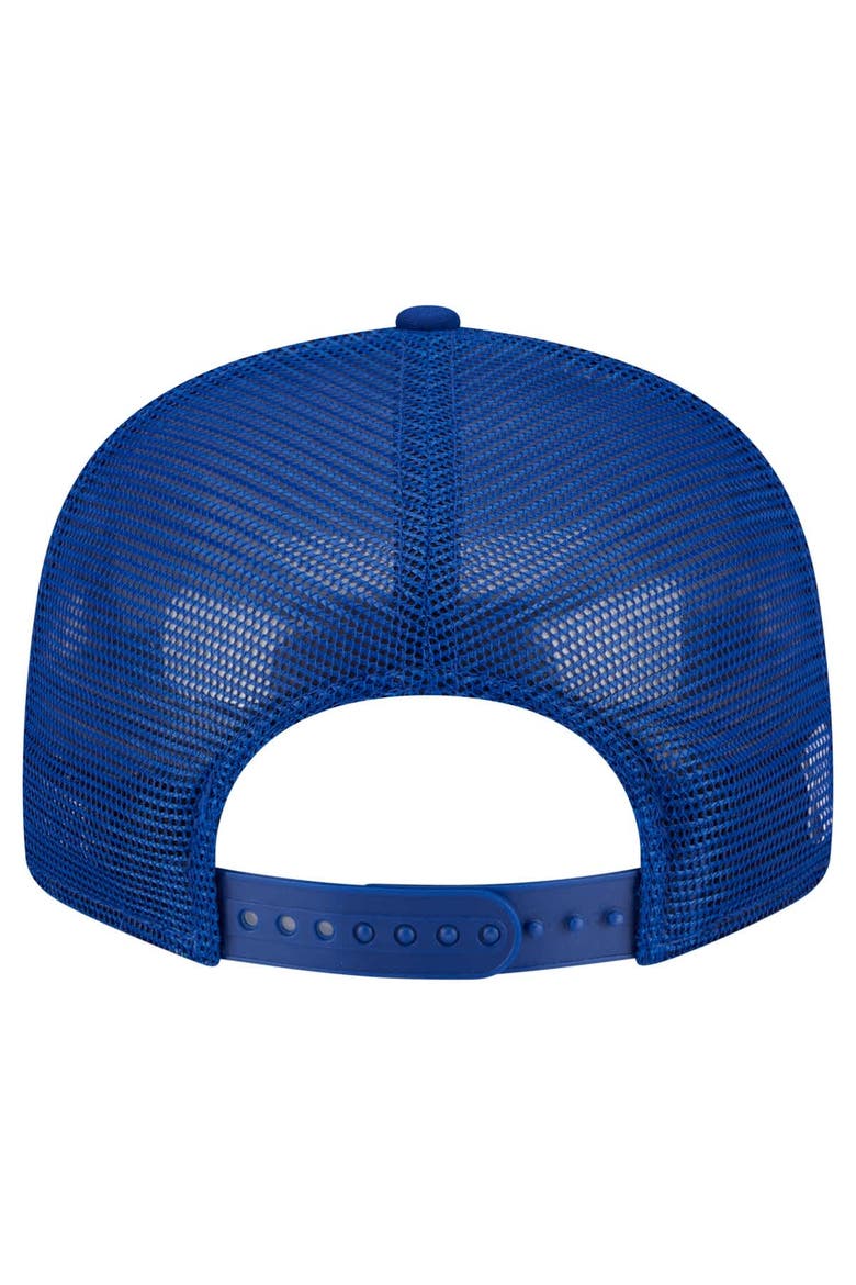 Men's New Era Royal Air Force Falcons Split Panel 9FIFTY Snapback Trucker Hat, Alternate, color, Royal