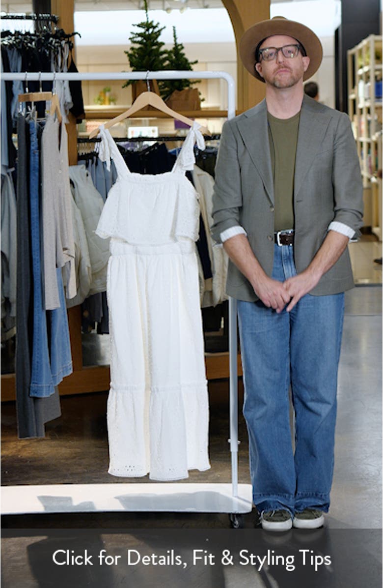 Esther Eyelet Embroidered Sundress, sales video thumbnail