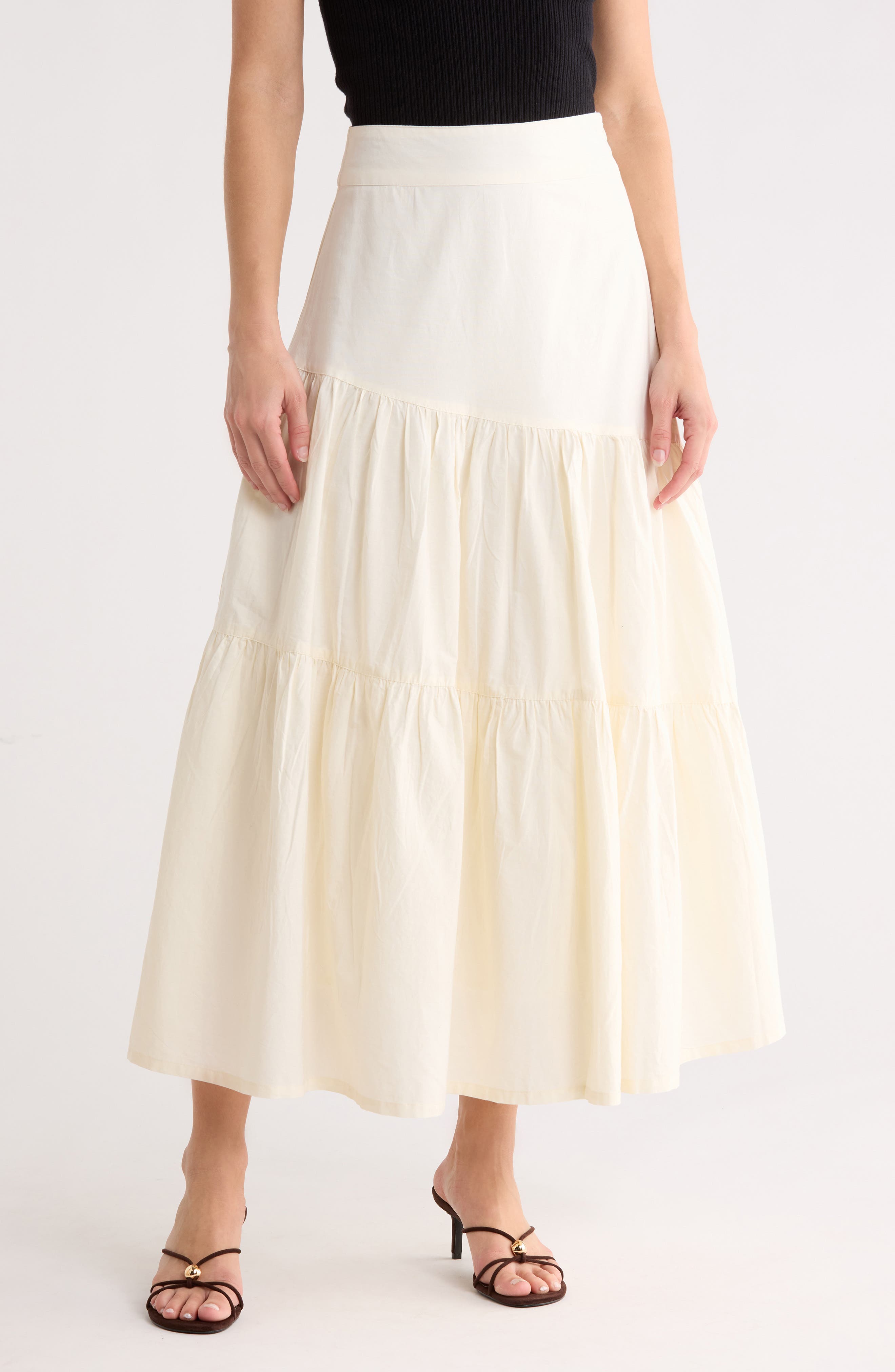FRNCH Audrey Woven Skirt