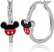 Disney Cubic Zirconia Hoop Earrings