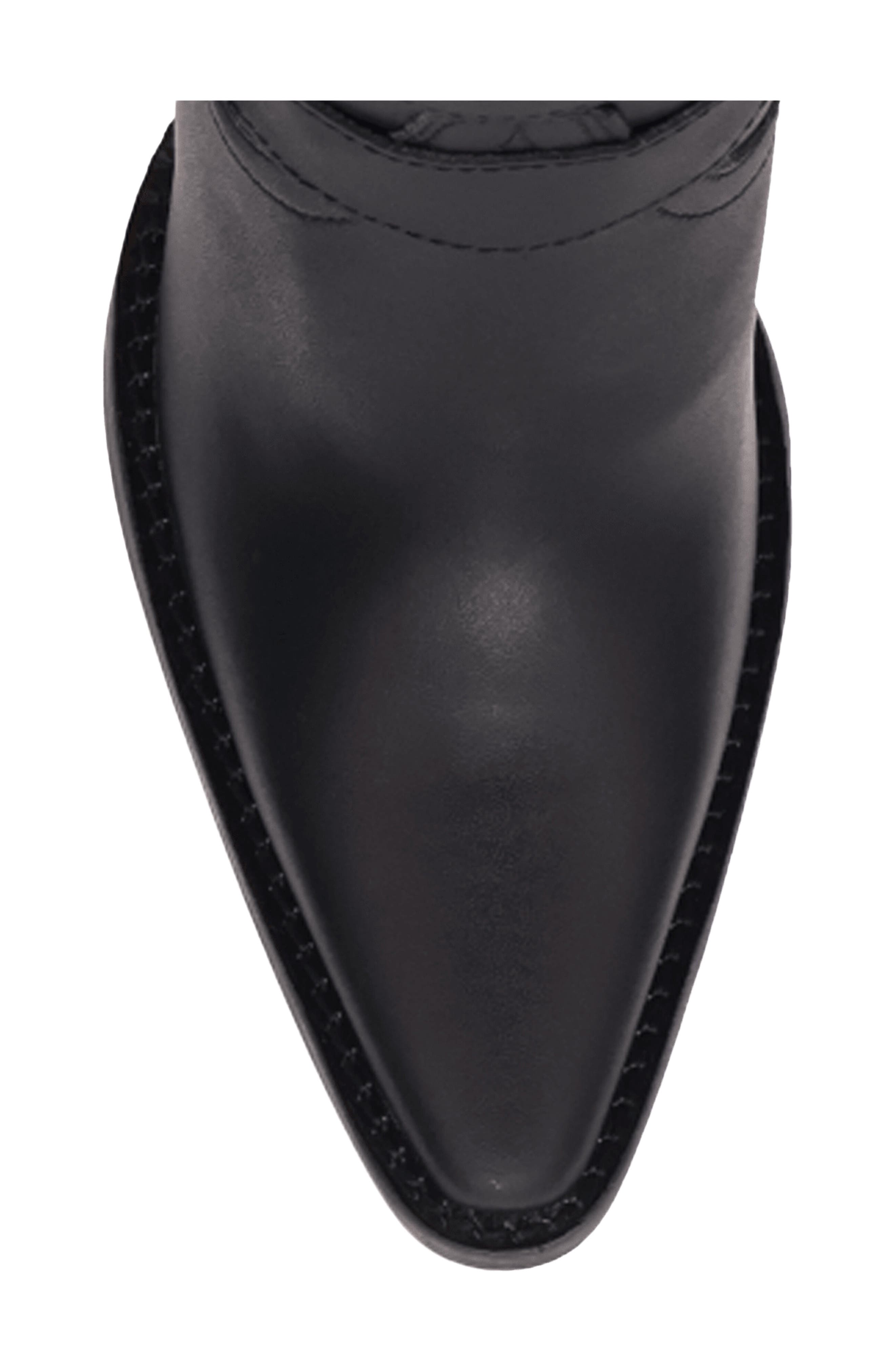 Spur O Moment Over the Knee Western Boot, Alternate, color, BLACK