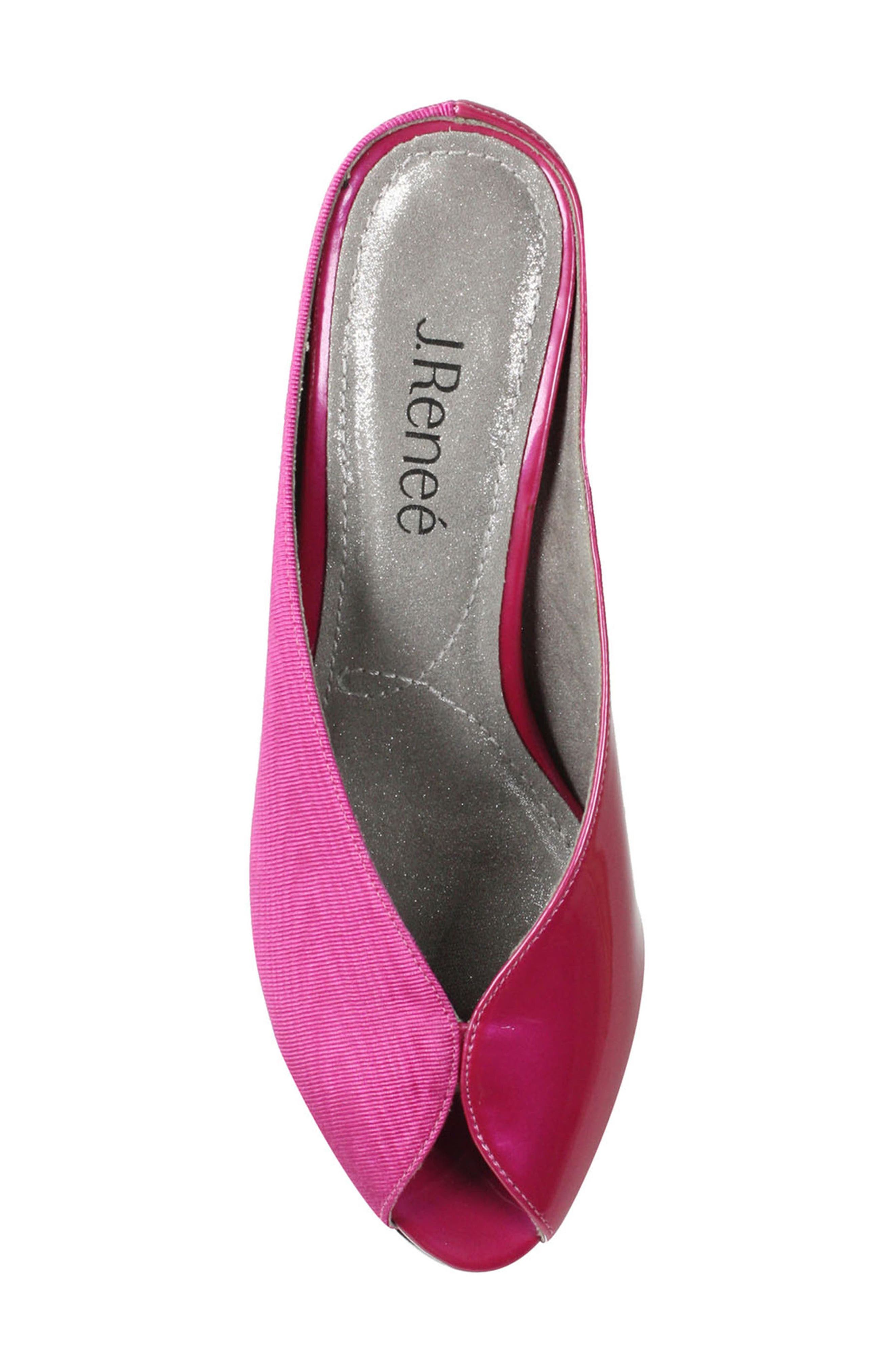 Dayanara Slide Sandal, Alternate, color, FUCHSIA FABRIC