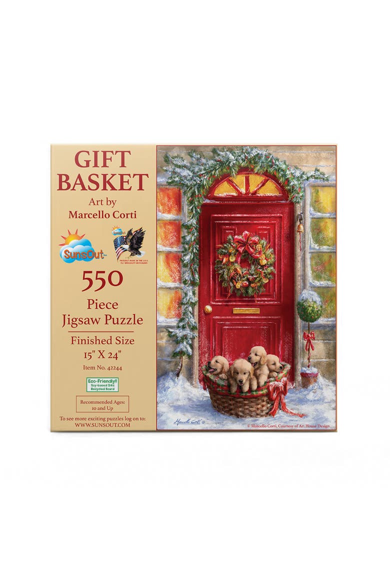 Gift Basket 500 piece Jigsaw Puzzle for Adults, Alternate, color, Multicolor