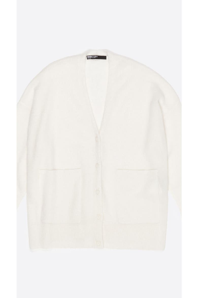 Long Mohair Cardigan, Alternate, color, IVORY