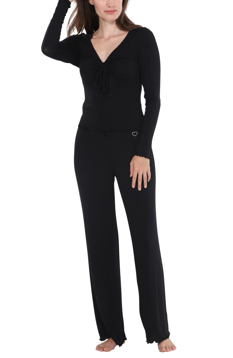 Honeydew Dreamland Lounge Rib Pajamas, Main, color,